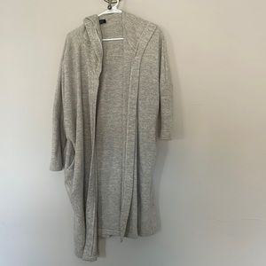 Long cozy hooded Audrey 3+1 sweater